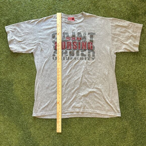 SXU Saint Xavier University Nursing Gray T Shirt Size XXL Campus Collection - Picture 2 of 8